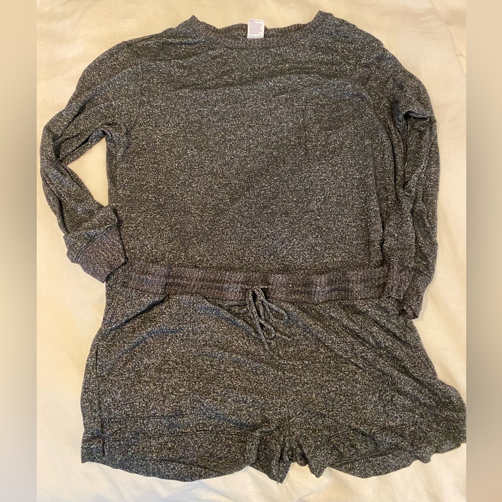 Soft Black & Grey Pajama Set